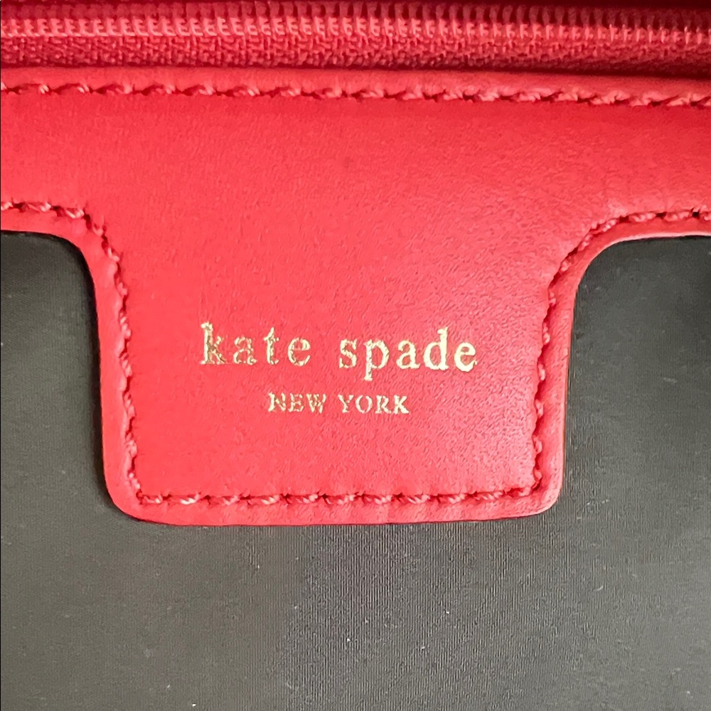 Kate Spade Brown and Red Tote Bag - Picture 2 of 12